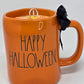 Artisan One Moon Flame Rae Dunn Happy Halloween Mug Candle Banana Nut Bread Fall Soy Wax