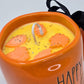 Artisan One Moon Flame Rae Dunn Happy Halloween Mug Candle Banana Nut Bread Fall Soy Wax
