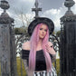 Vegan Felt Wide Brim Hat - XL Brim - "Wrought Iron Crown" - WITCHWOOD X WITCHVOID -  - 