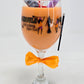 Artisan One Moon Flame Midnight Coven Spritz Halloween Wine Glass 12oz Candle