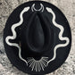 Vegan Felt Hat - XL Brim - Western Snakes -  - 