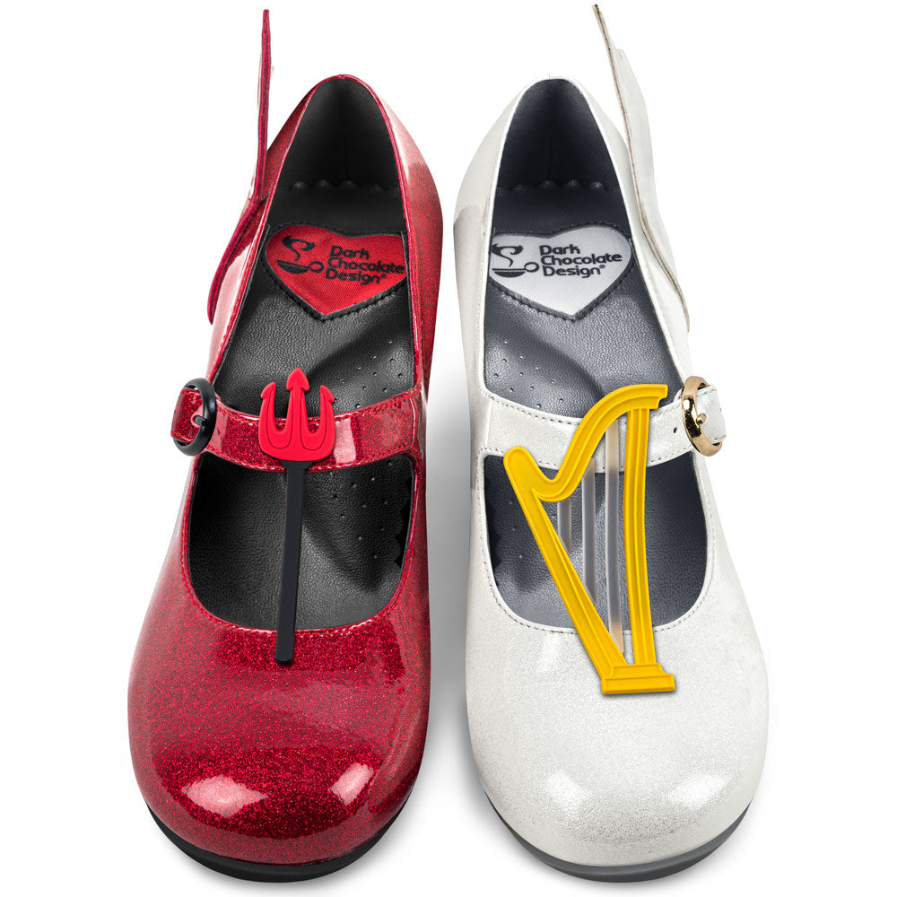 Mid Heels Angel & Demon Women's Mary Jane Pump