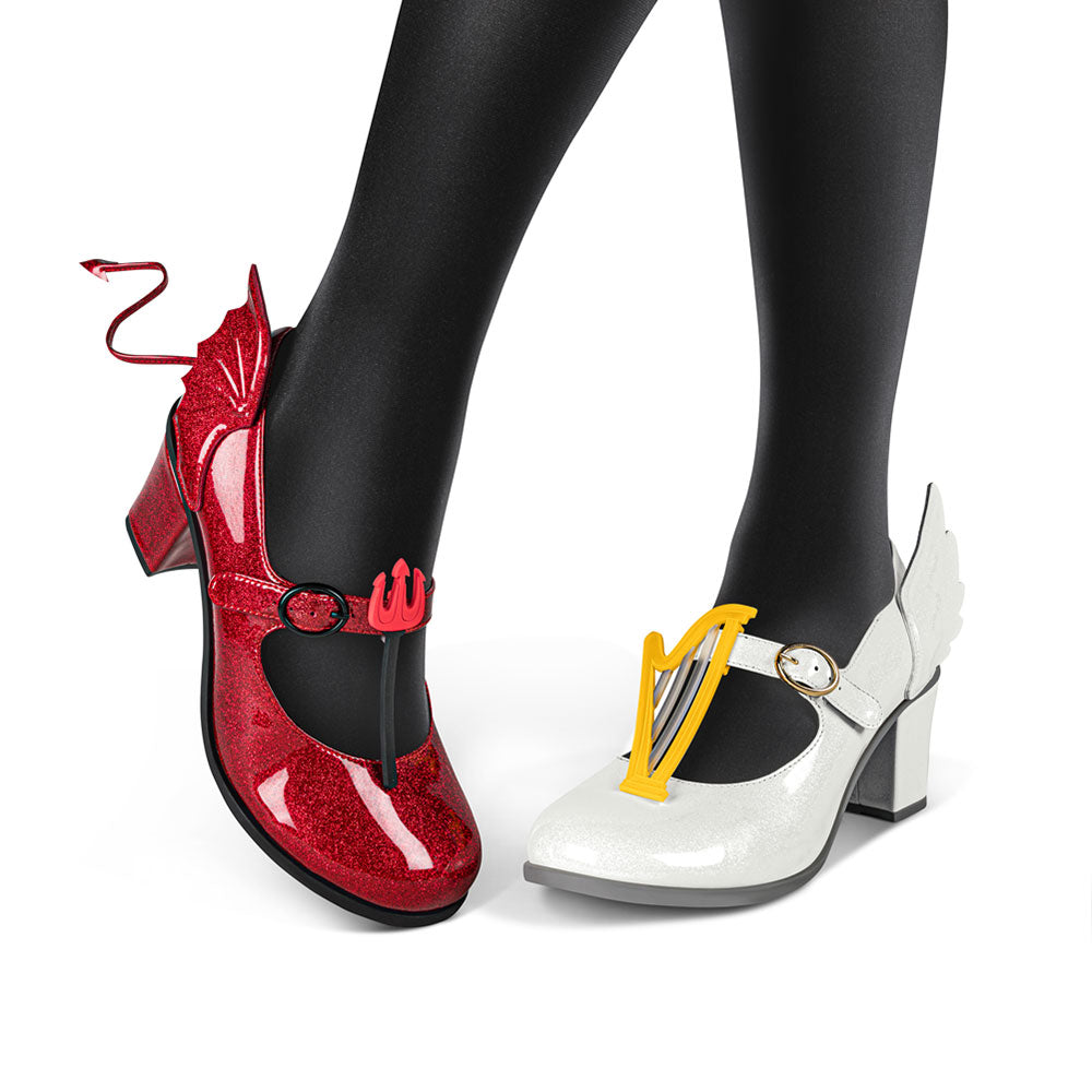 Mid Heels Angel & Demon Women's Mary Jane Pump
