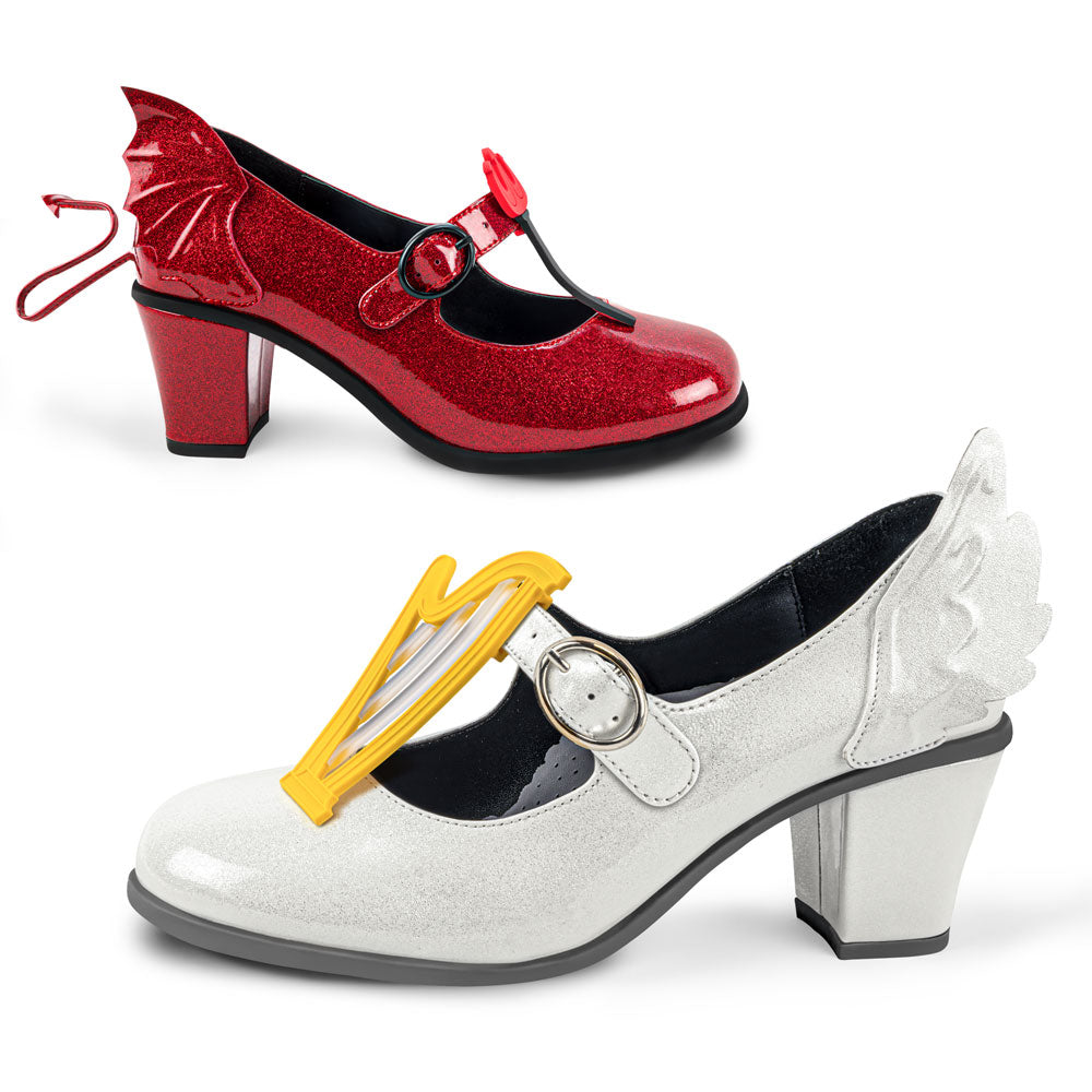 Mid Heels Angel & Demon Women's Mary Jane Pump