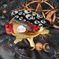 Smudging Set | Dragon's Blood Sage, Black Skull Feather, and Abalone Shell - A Gothic Universe - Smudging Sets