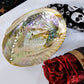 Smudging Set | Dragon's Blood Sage, Black Skull Feather, and Abalone Shell - A Gothic Universe - Smudging Sets