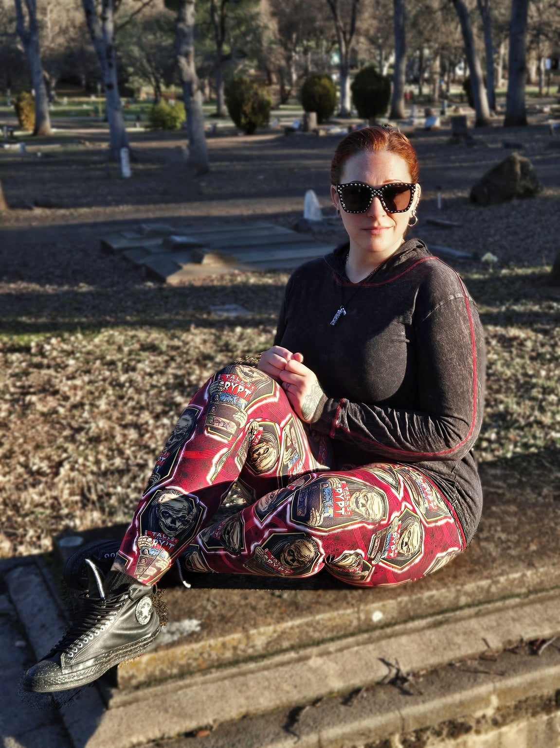 Tales From The Crypt - Exclusive Themed Leggings Box High-quality Handcrafted Vibrant Leggings -  - Leggings