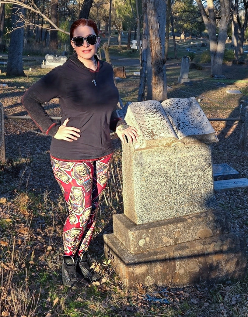 Tales From The Crypt - Exclusive Themed Leggings Box High-quality Handcrafted Vibrant Leggings -  - Leggings