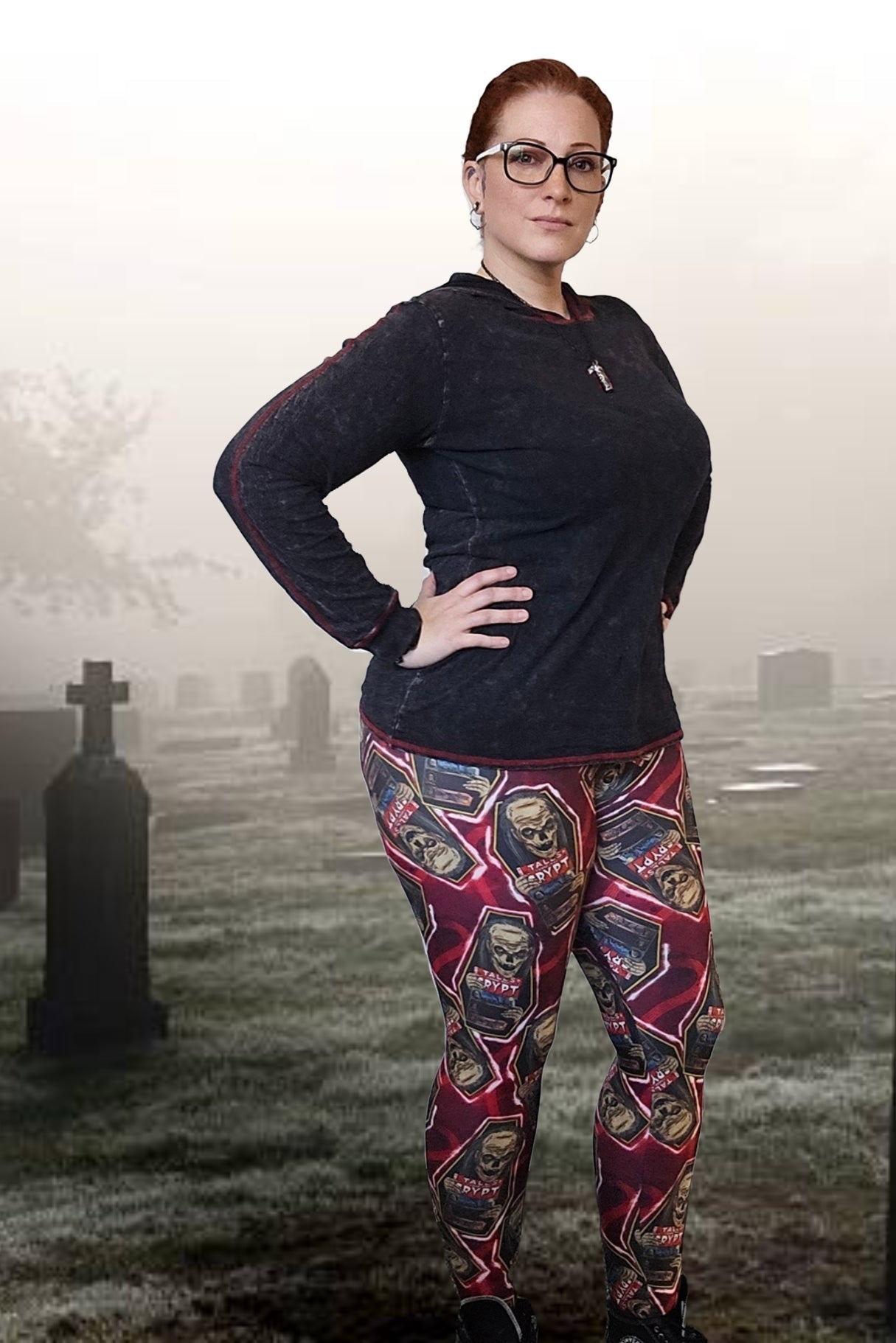 Tales From The Crypt - Exclusive Themed Leggings Box High-quality Handcrafted Vibrant Leggings -  - Leggings