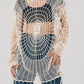 ‘Amnesia’ Spider Web Crochet Smock Top – Fairy Grunge Layering Piece for Y2K & Wasteland Punk Looks -  - Tops - Long Sleeve