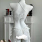 Angeline’ Angel Wings Ruffle Lingerie Set – Ethereal Costume-Inspired Two-Piece with Bikini Top & Bottom -  - Lingerie Set