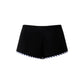 ‘Austin’ Office Siren Striped Set – Corset Long Sleeve Top & Matching Shorts for Blokecore Fall Fashion -  - Outfit