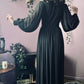 Minerva - Hauntingly Dramatic Mesh Maxi Dress with Built In Shorts  - READY TO SHIP -  - 