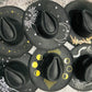 Vegan Felt Hat - XL Brim - Celestial Sun & Moon -  - 