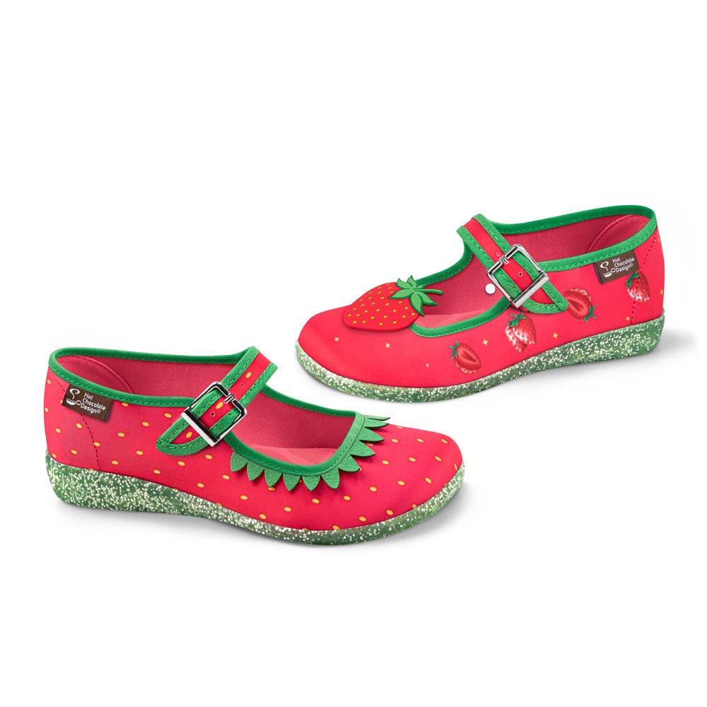 Berry Bliss Women's Mary Jane Flat