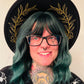 Vegan Felt Hat - XL Brim - Fern Crown -  - 
