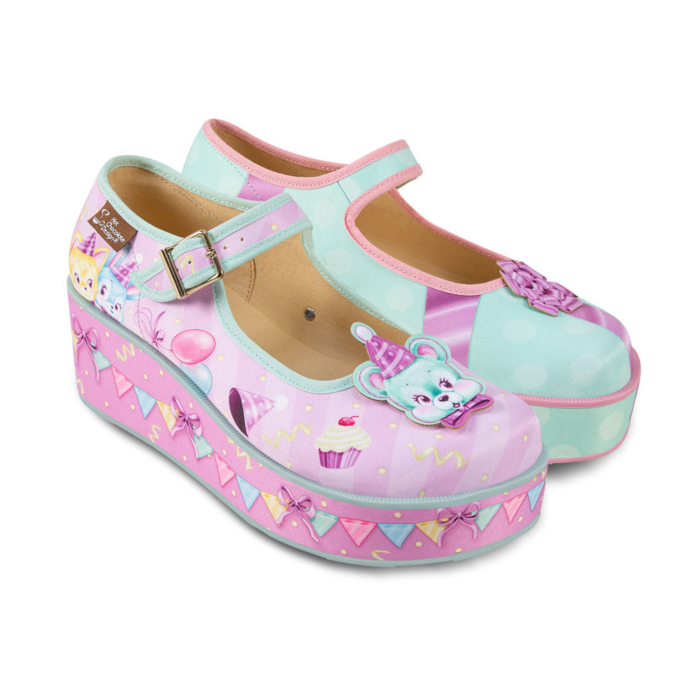Birthday Buddies Women's Mary Jane Platform