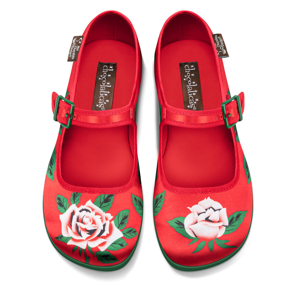 Blossom Shine Women's Mary Jane Flat