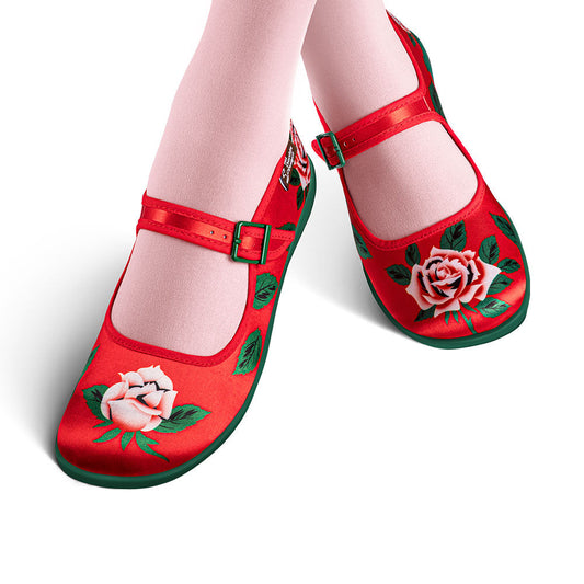 Blossom Shine Women's Mary Jane Flat