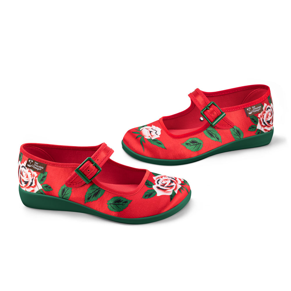 Blossom Shine Women's Mary Jane Flat