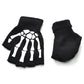 'Bare Hands' Dark Kawaii Goth Skull Skeleton Gloves -  - Gloves