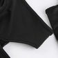'Best Mistake' Sexy Hollow Out Tech-wear Cutout Top -  - Bodysuits
