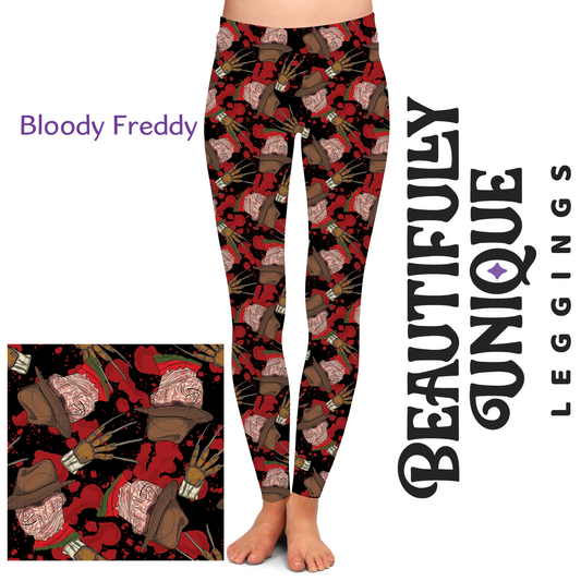 Bloody Freddy (Semi-Exclusive) - High-quality Handcrafted Vibrant Leggings -  - Leggings