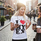 Inked Shop Dirty Shirty I Hate My Ex Voodoo Heart Print Top Tee Punk Alt XS
