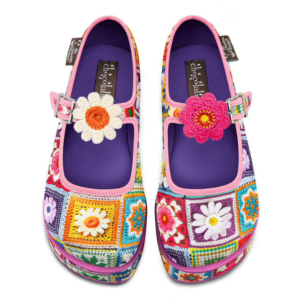 Crochet Women's Mary Jane Platform