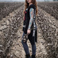 Killstar Dead Rose Stop Watering Dead Plants Slit Back Split Hem Tunic XS