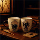 Saint & Sinner Mug Set (4pc) – Fine Bone China + Bonus Coasters -  - Mugs