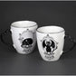 Saint & Sinner Mug Set (4pc) – Fine Bone China + Bonus Coasters -  - Mugs