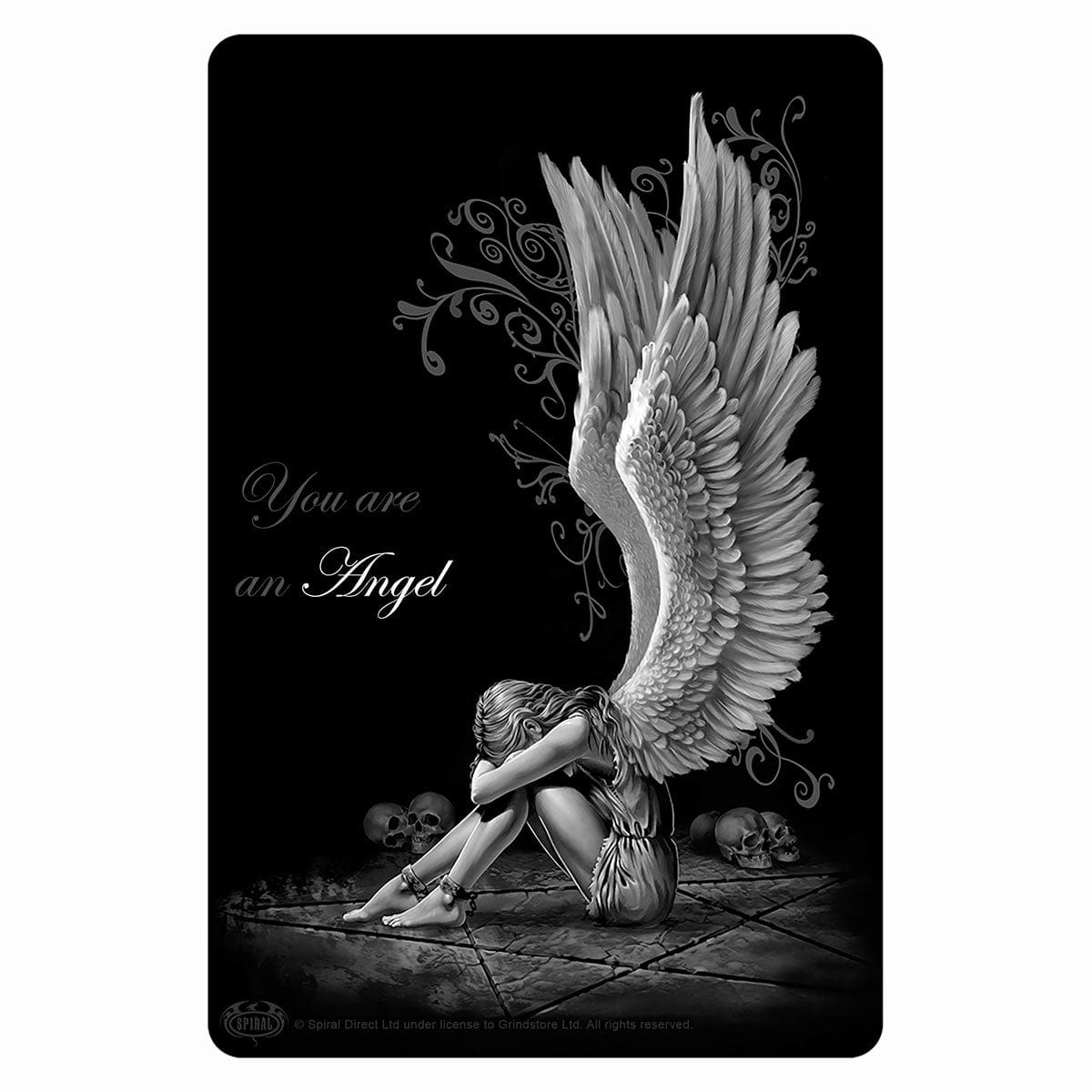 ENSLAVED ANGEL - Greet Tin Metal Cards -  - Greeting Card