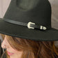 Vegan Felt Hat - Plain - Western Buckle - READY TO SHIP -  - 