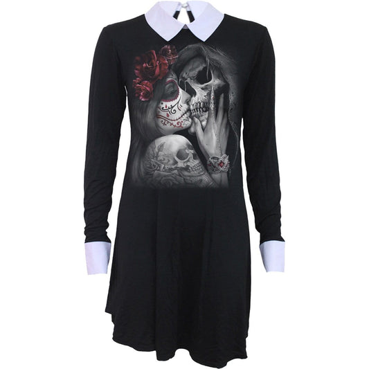 DEAD KISS - PeterPan Collar Baby Doll LS Dress -  - Dresses