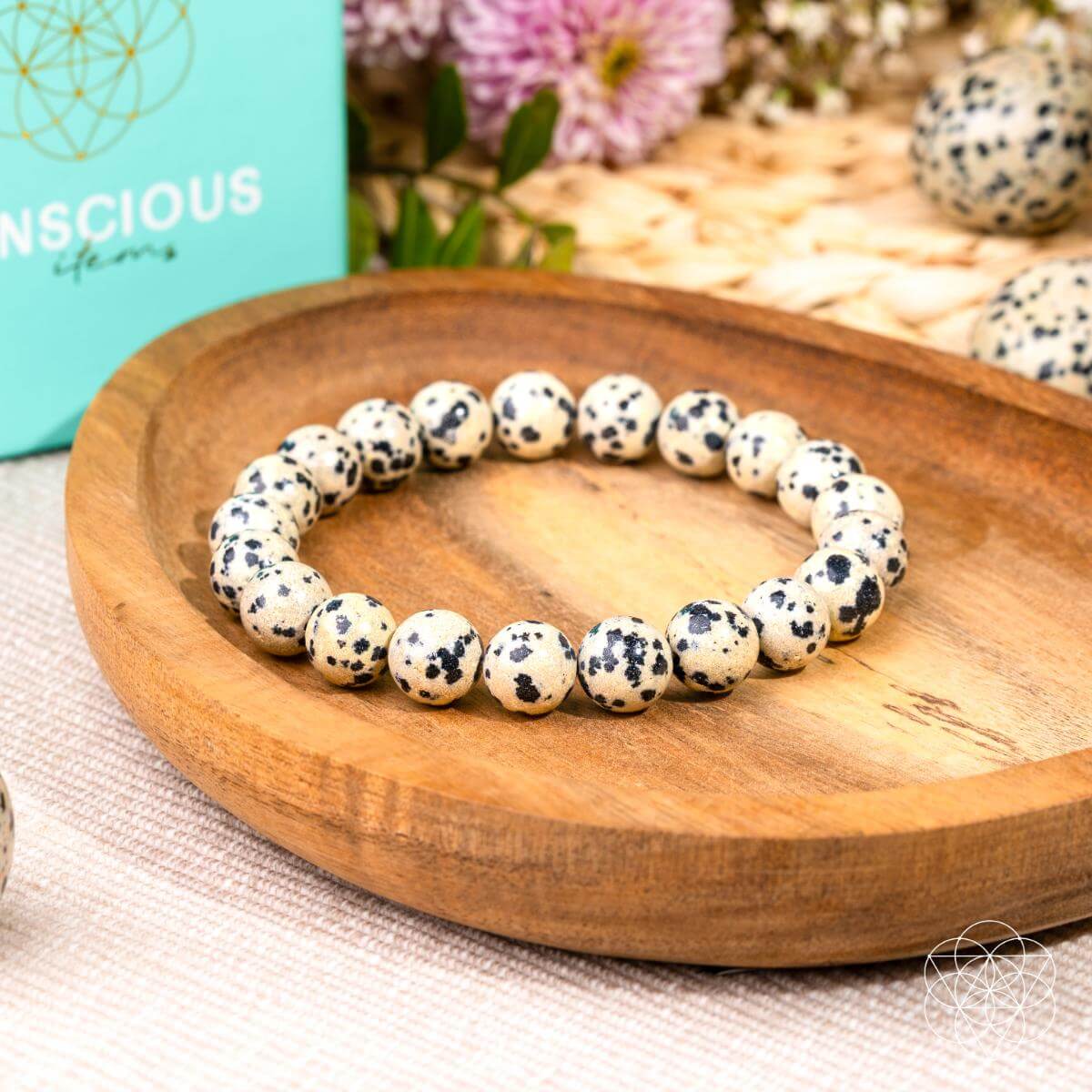 Emotional Detox - Dalmatian Jasper Bracelet -  - Bracelet