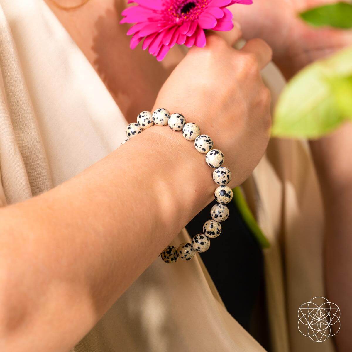 Emotional Detox - Dalmatian Jasper Bracelet -  - Bracelet