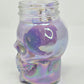 Artisan One Moon Flame Ethereal Veil Iridescent Skull Frankincense Candle