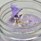 Artisan One Moon Flame Ethereal Veil Iridescent Skull Frankincense Candle