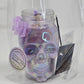 Artisan One Moon Flame Ethereal Veil Iridescent Skull Frankincense Candle