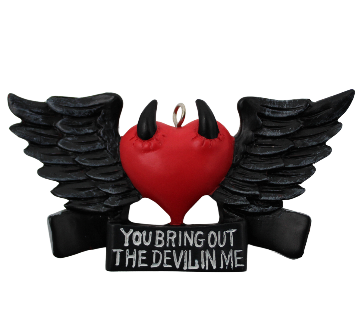 You Bring Out The Devil In Me Ornament - Gothic Romance Gift - Valentine's Horror Decoration