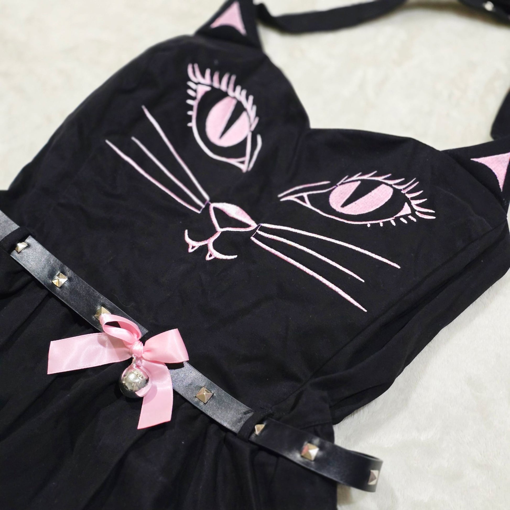Right Meow 5-Piece Black & Pink Kitty Set Dress & Accessories -  - Costumes