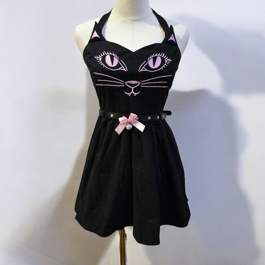 Right Meow 5-Piece Black & Pink Kitty Set Dress & Accessories -  - Costumes