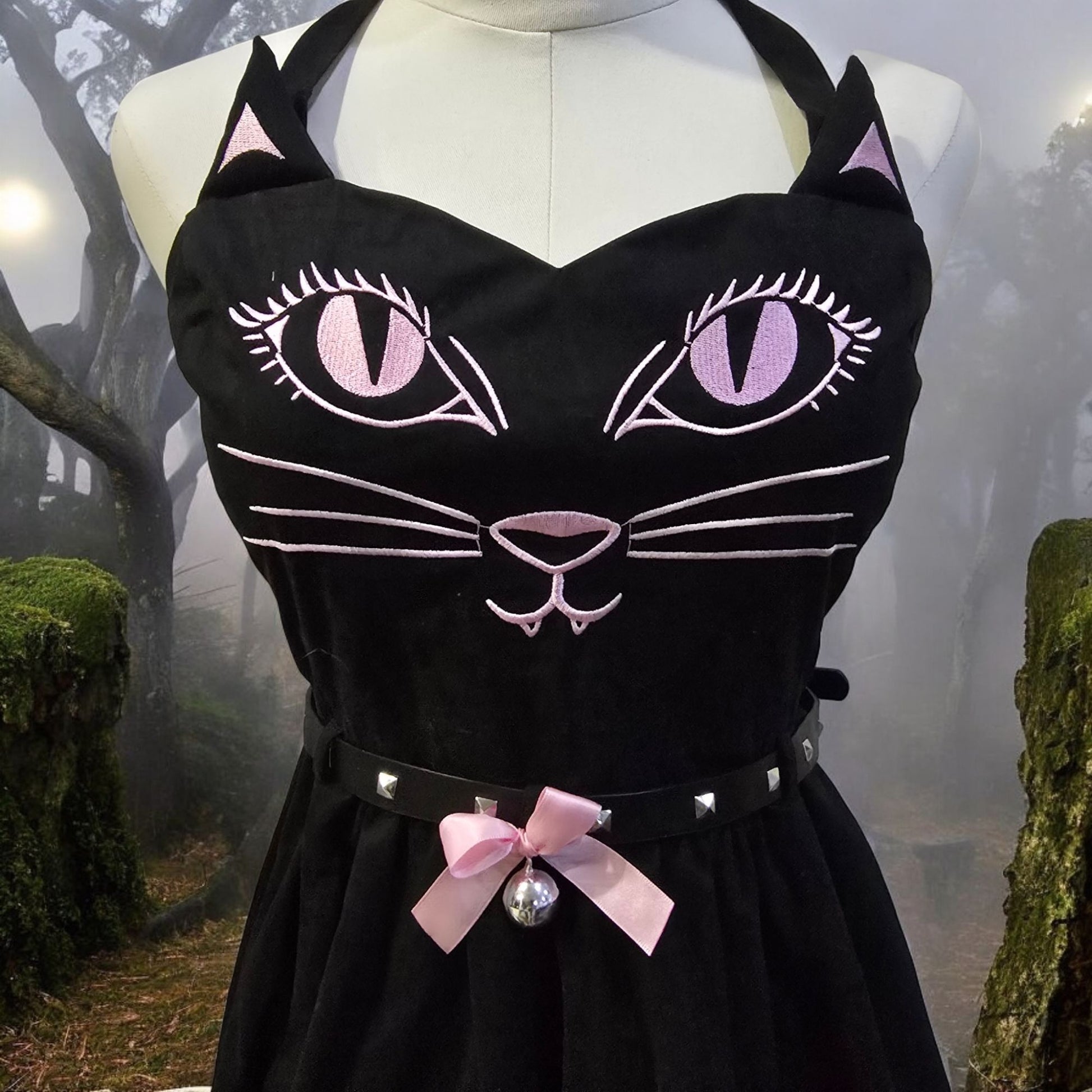Right Meow 5-Piece Black & Pink Kitty Set Dress & Accessories -  - Costumes