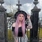 Vegan Felt Wide Brim Hat - XL Brim - "Wrought Iron Crown" - WITCHWOOD X WITCHVOID -  - 