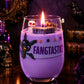 Artisan One Moon Flame Bite Night Fangtastic Cherry Wine Glass Candle