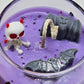 Artisan One Moon Flame Bite Night Fangtastic Cherry Wine Glass Candle