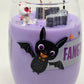 Artisan One Moon Flame Bite Night Fangtastic Cherry Wine Glass Candle