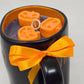 Artisan One Moon Flame Rae Dunn Happy Halloween Mug Candle Coffee Cake Creamy Vanilla 18oz