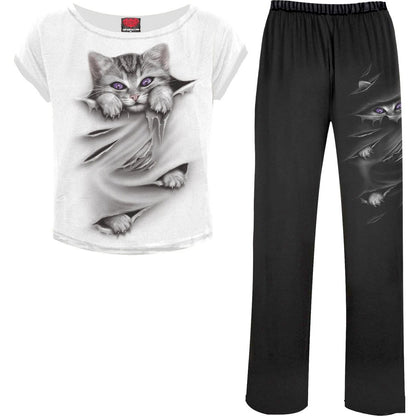 BRIGHT EYES - 4pc Gothic Pyjama Set -  - Pyjama Sets